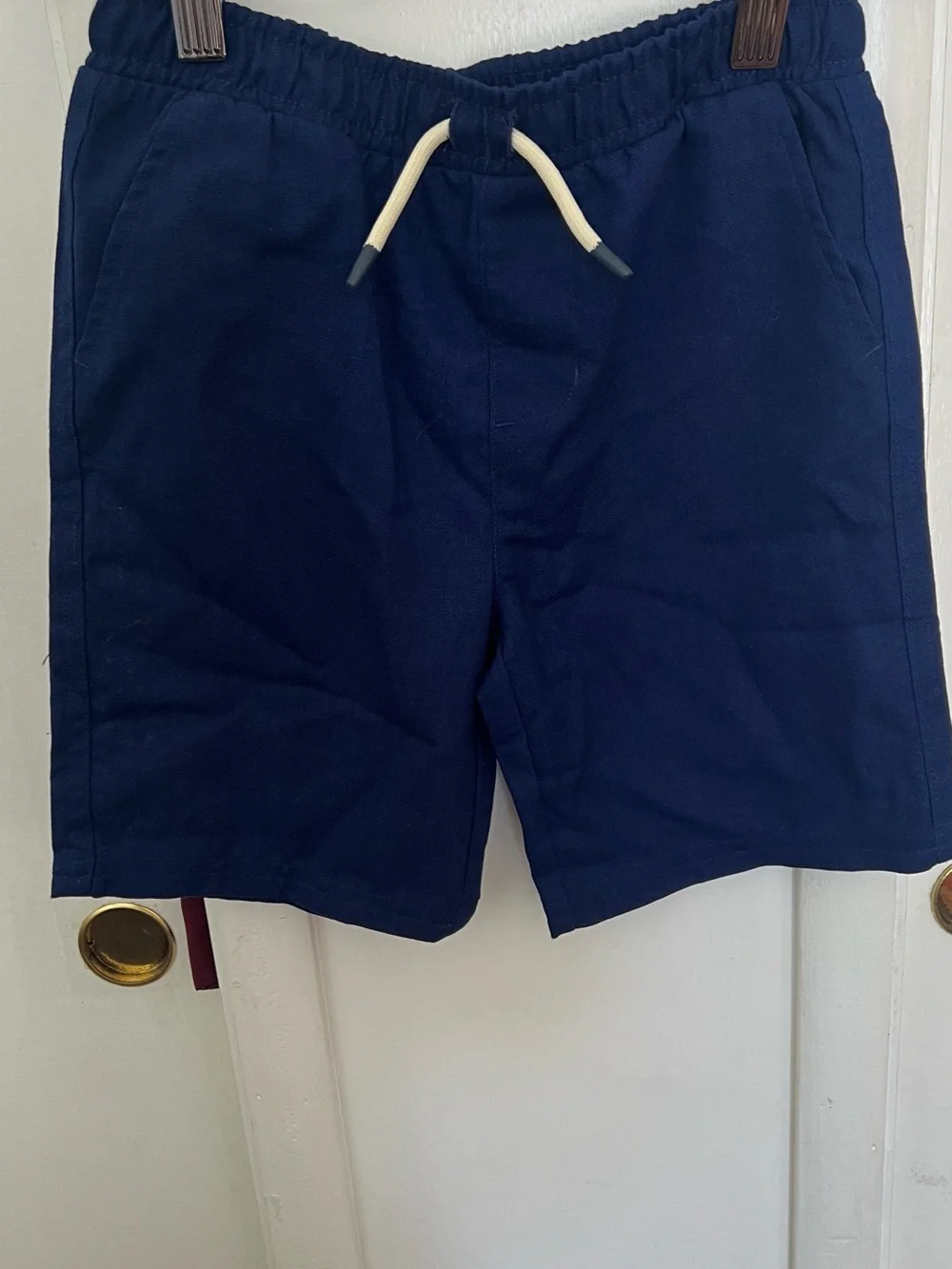 Eddie Bauer Light Blue Embroidered Shirt & short for boys size 7
